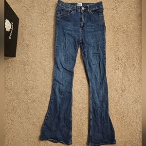 BDG Flared Blue Jeans From Urban Outfitters